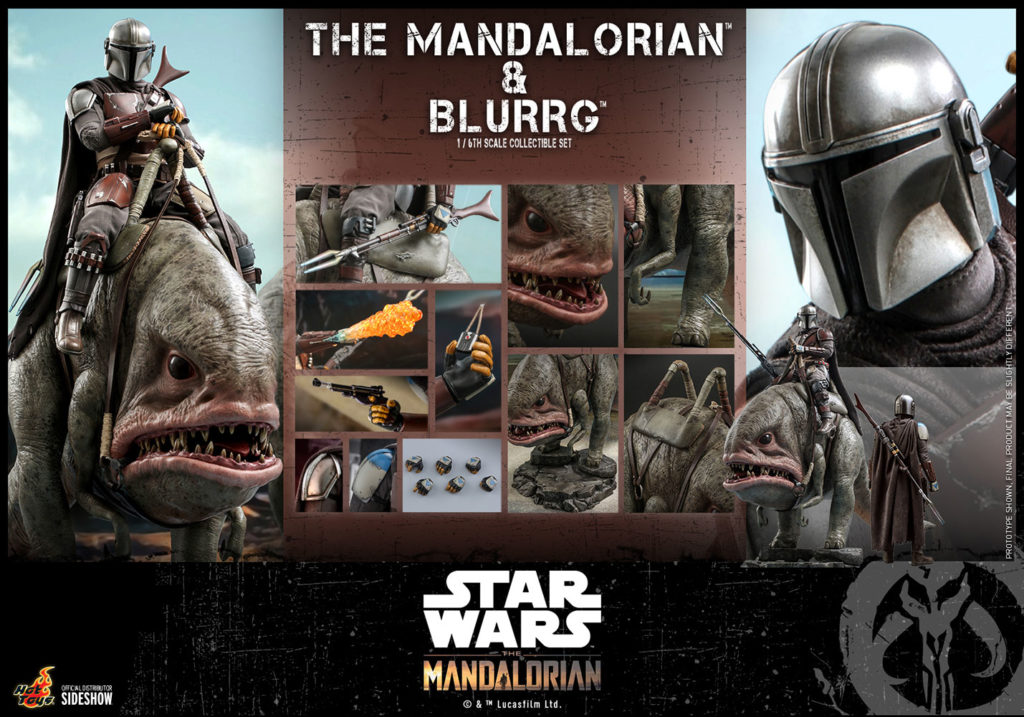 Hot Toys 1/6th - Mandalorian and Blurrg Set - Image 7