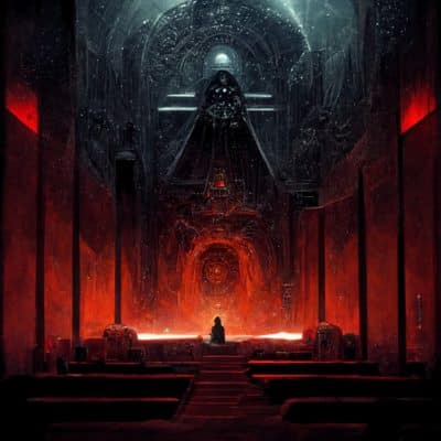 Dark Throne Room Backdrop (Detolf Size)