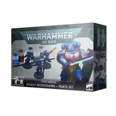 Space Marines: Assault Intercessors & Paint Set