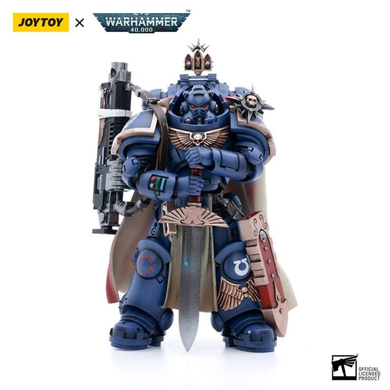Joy Toy - Warhammer 40k Action Figure 1/18 Ultramarines Captain with Master-Crafted Heavy Bolt Rifle