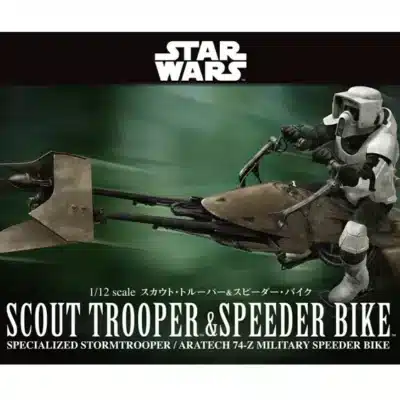 Bandai - 1/12 Scout Trooper and Speeder Bike