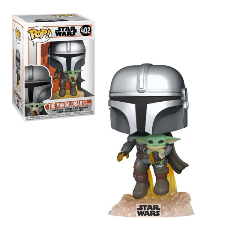 Funko POP! Mandolorian with Jet Pack & FREE Protector Case