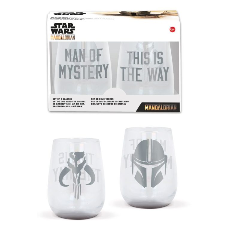 Star Wars - Mandalorian Crystal Glasses 2-Pack