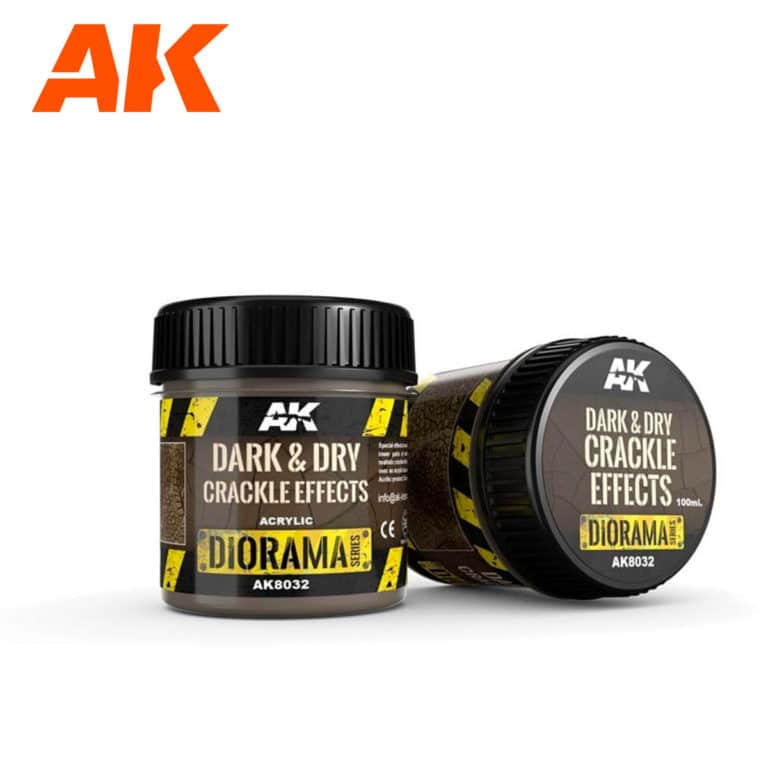 AK Interactive - Dark & Dry Crackle (100ml)