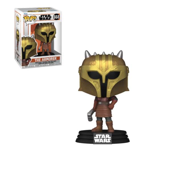 Funko POP! The Armorer (668) & FREE Protector Case - The Jedi Archives