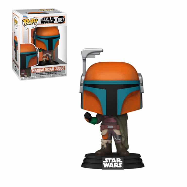 Funko POP! Mandalorian Judge (667) & FREE Protector Case