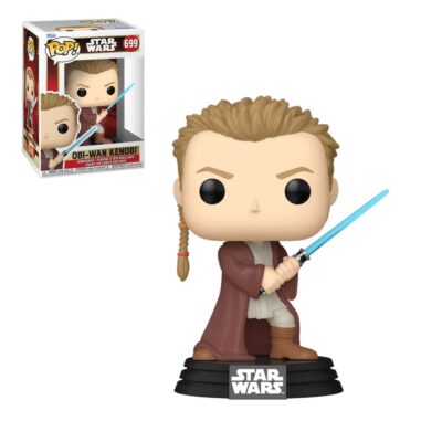 Funko POP! Padawan Obi-Wan (699) & FREE Protector Case