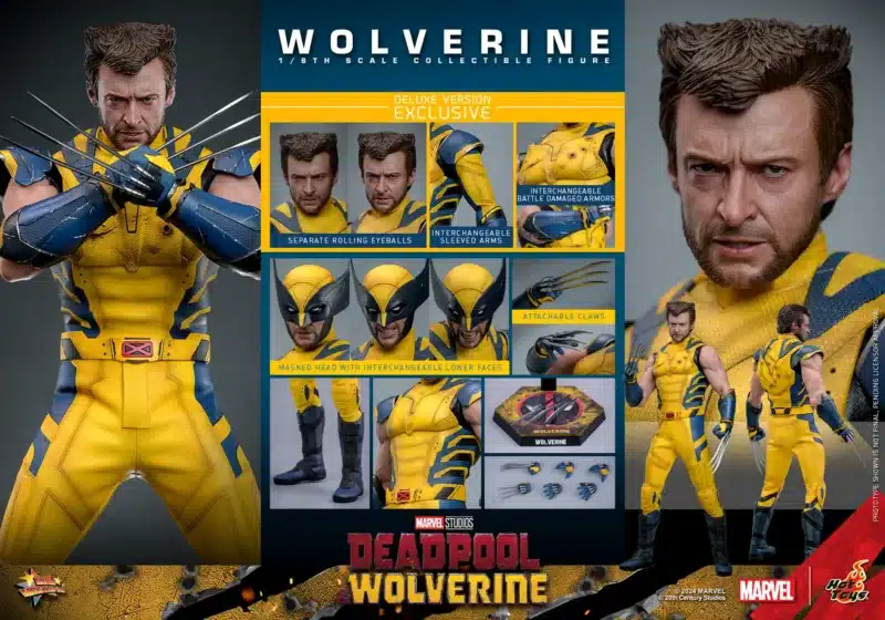 Wolverine 1/6 Deluxe Figure | Hot Toys | Deadpool & Wolverine UK
