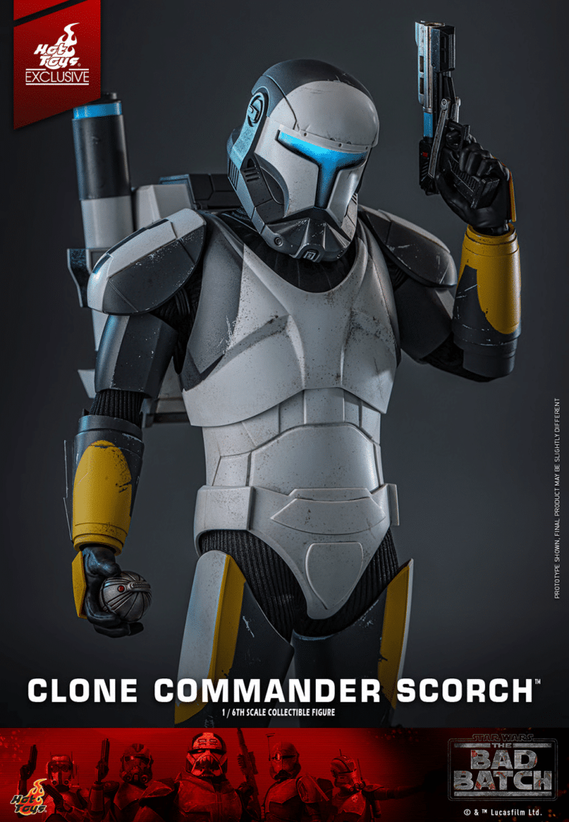 Hot Toys 1/6th - UK Exclusive Clone Commando Scorch - Image 9