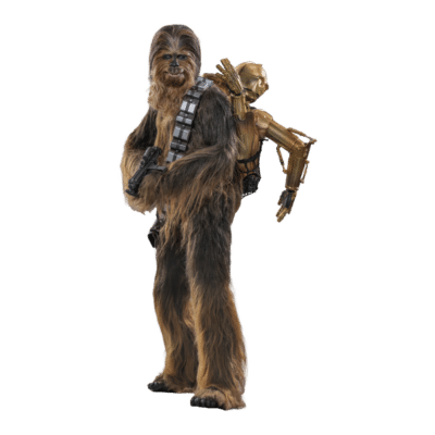 Hot Toys 1/6th - Chewbacca with Disassembled C-3PO
