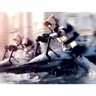 Star Wars Art - The Mandalorian (Troopers) (60x80cm) Canvas