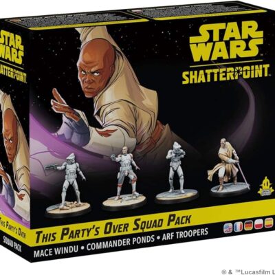 Star Wars Shatterpoint: This Party's Over (Mace Windu) Squad Pack