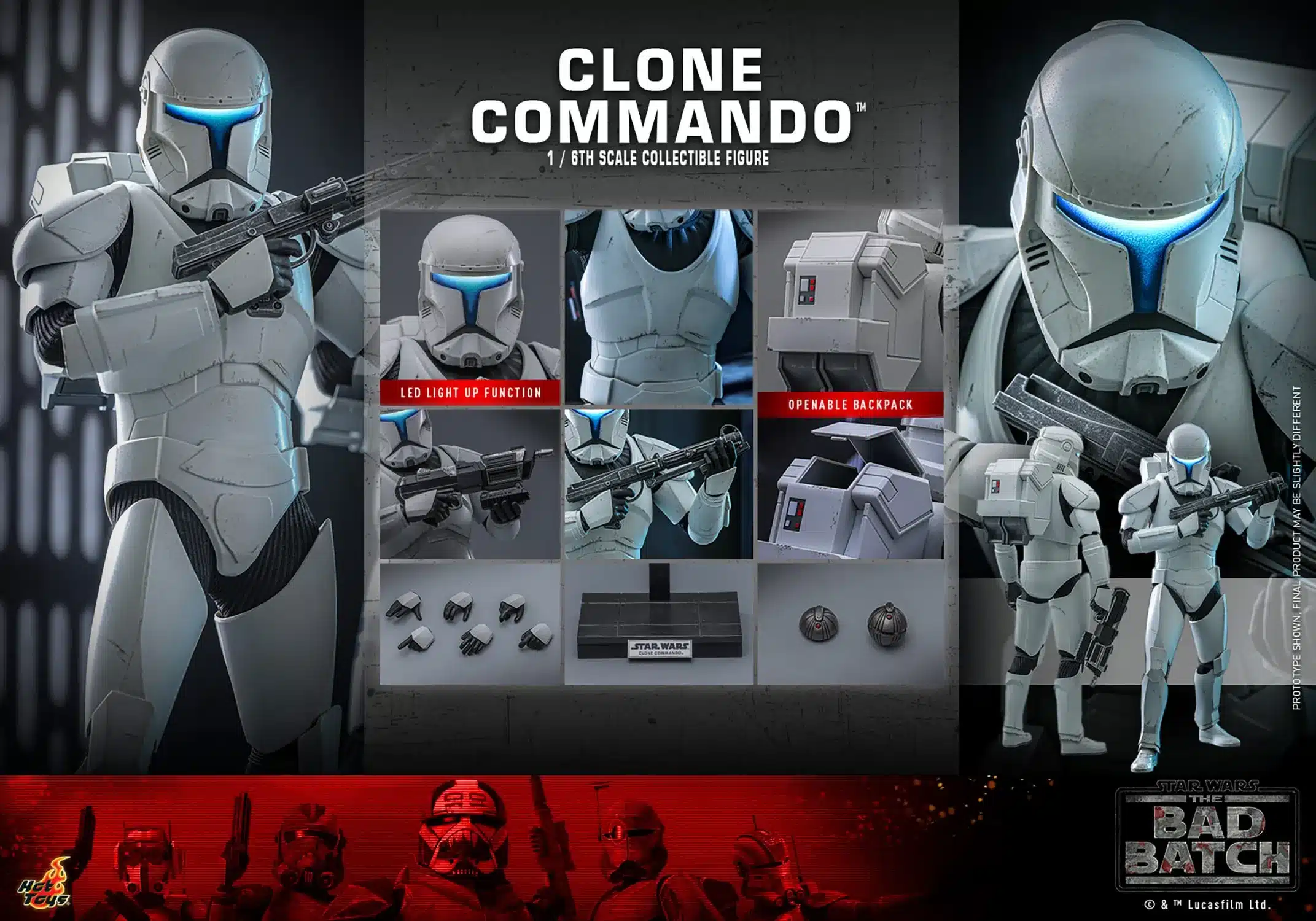 Hot Toys 1/6th - Clone Commando - The Bad Batch - Image 11