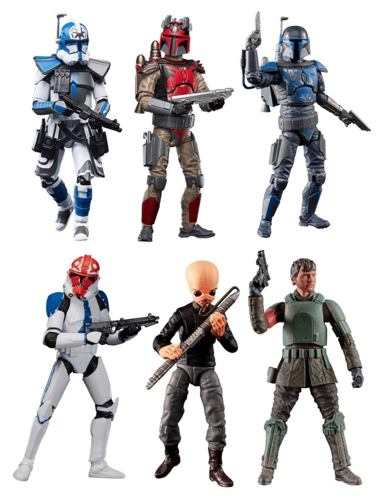 collection of Star Wars TVC figures