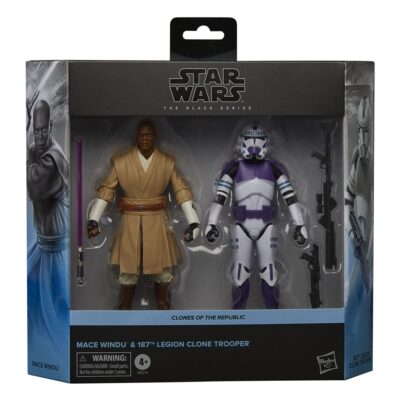 Star Wars The Black Series - Mace Windu & Clone Trooper (Star Wars: The Clone Wars)