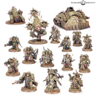 Warhammer 40k - Death Guard Poxwrought Vector Battleforce