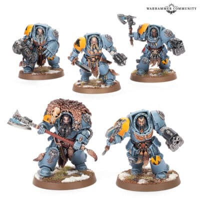 Warhammer 40k - Space Wolves - Wolf Guard Terminators
