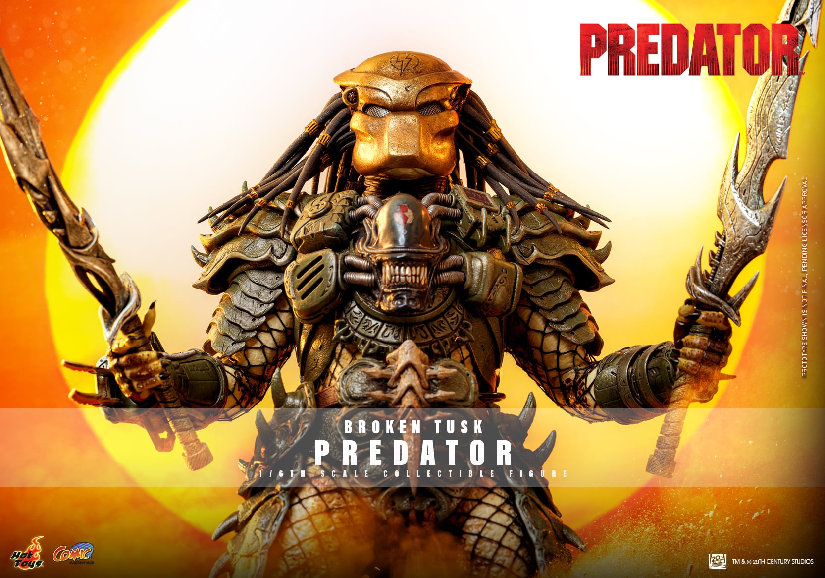 Hot Toys 1/6th - Predator (Broken Tusk) - Image 2