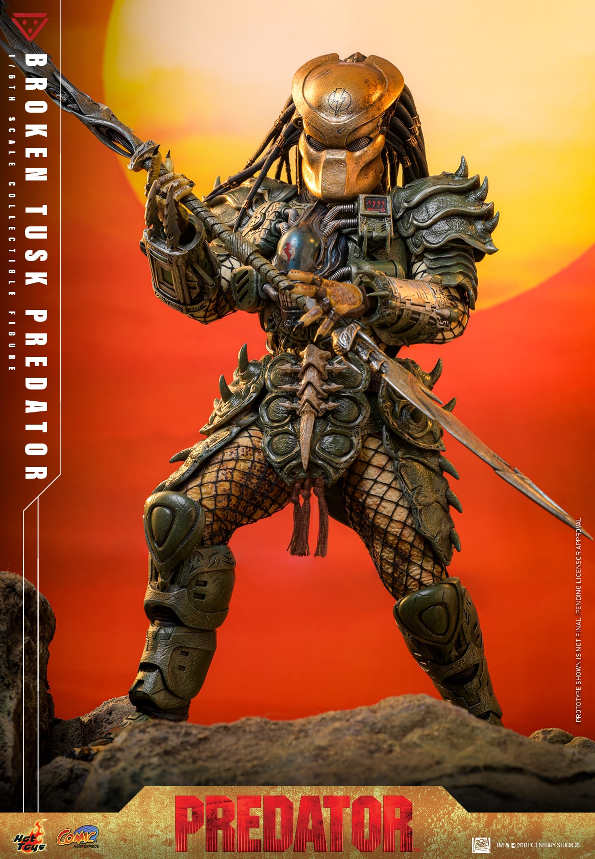Hot Toys 1/6th - Predator (Broken Tusk) - Image 8