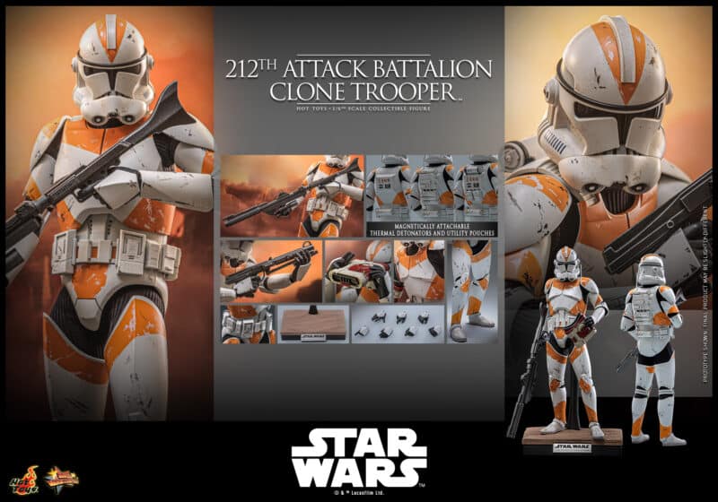 コウイチ Hot Toys 1/6th - Clone Trooper 212th Attack Battalion - The Jedi