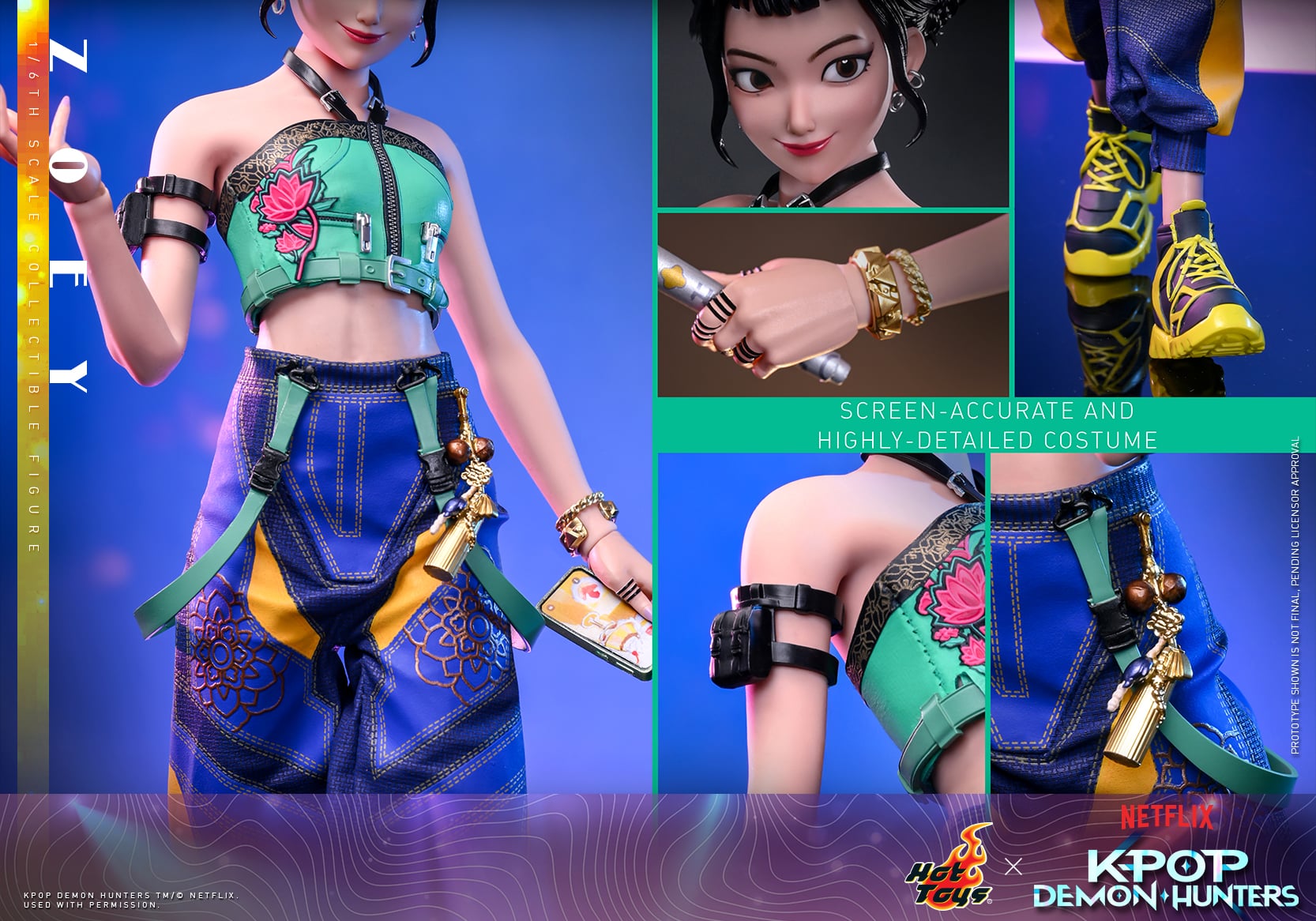 Hot Toys 1/6th - Zoey - KPop Demon Hunters - Image 2
