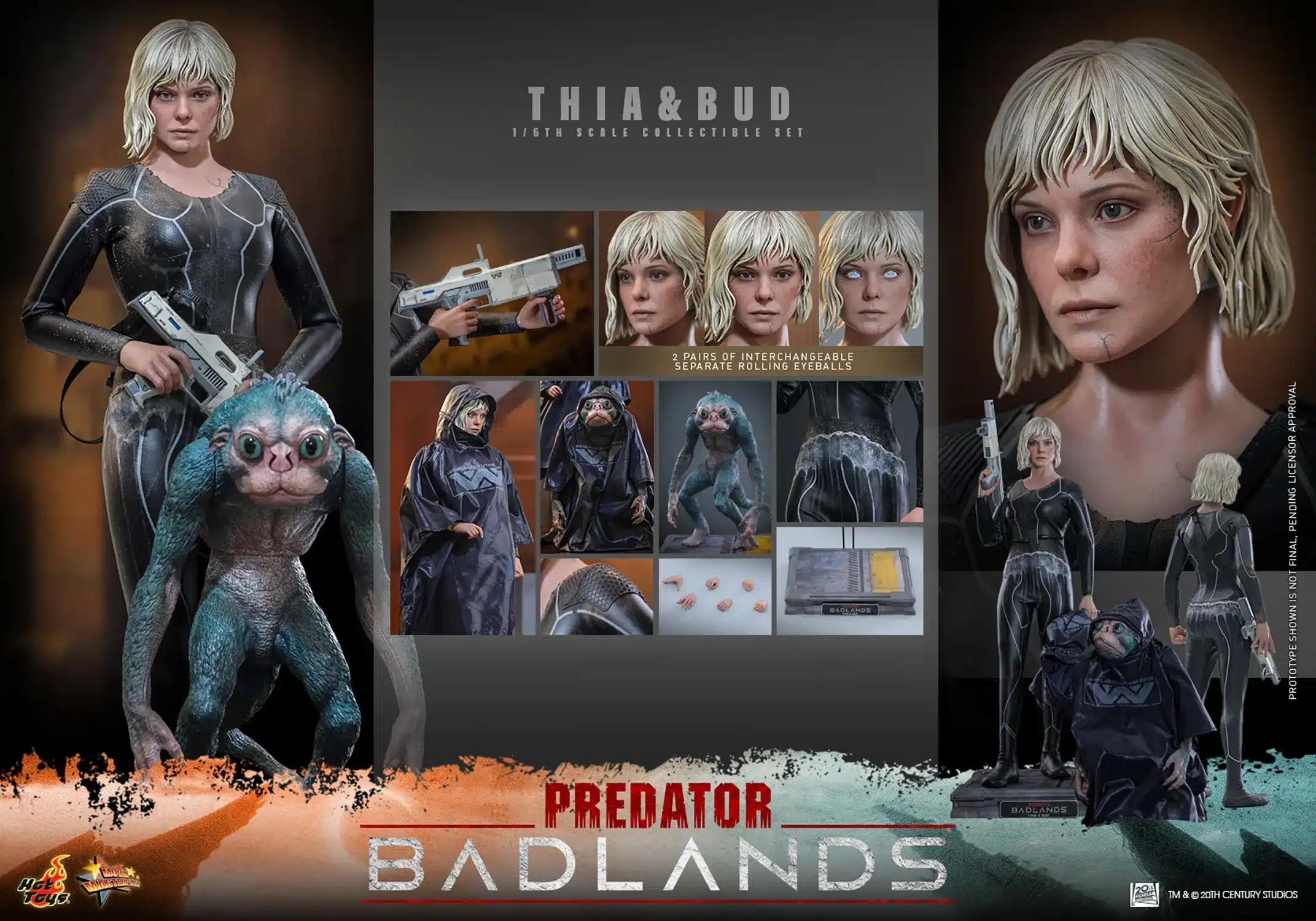 Hot Toys 1/6th - Predator Badlands : Thia & Bud - Image 11