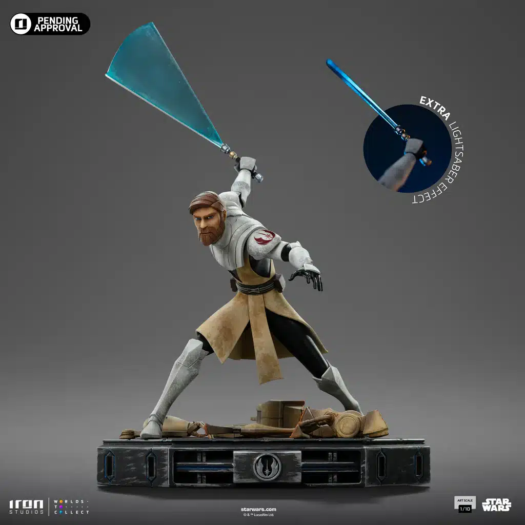 Obi-Wan Kenobi – Star Wars: Clone Wars - Art Scale 1/10 - Image 2