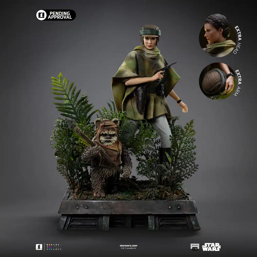 Princess Leia and Wicket - Art Scale 1/10 - Image 13