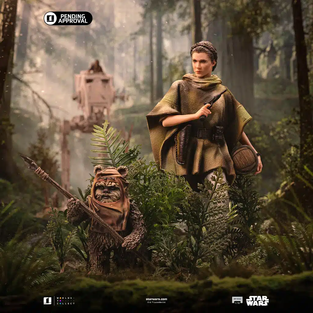 Princess Leia and Wicket - Art Scale 1/10 - Image 3