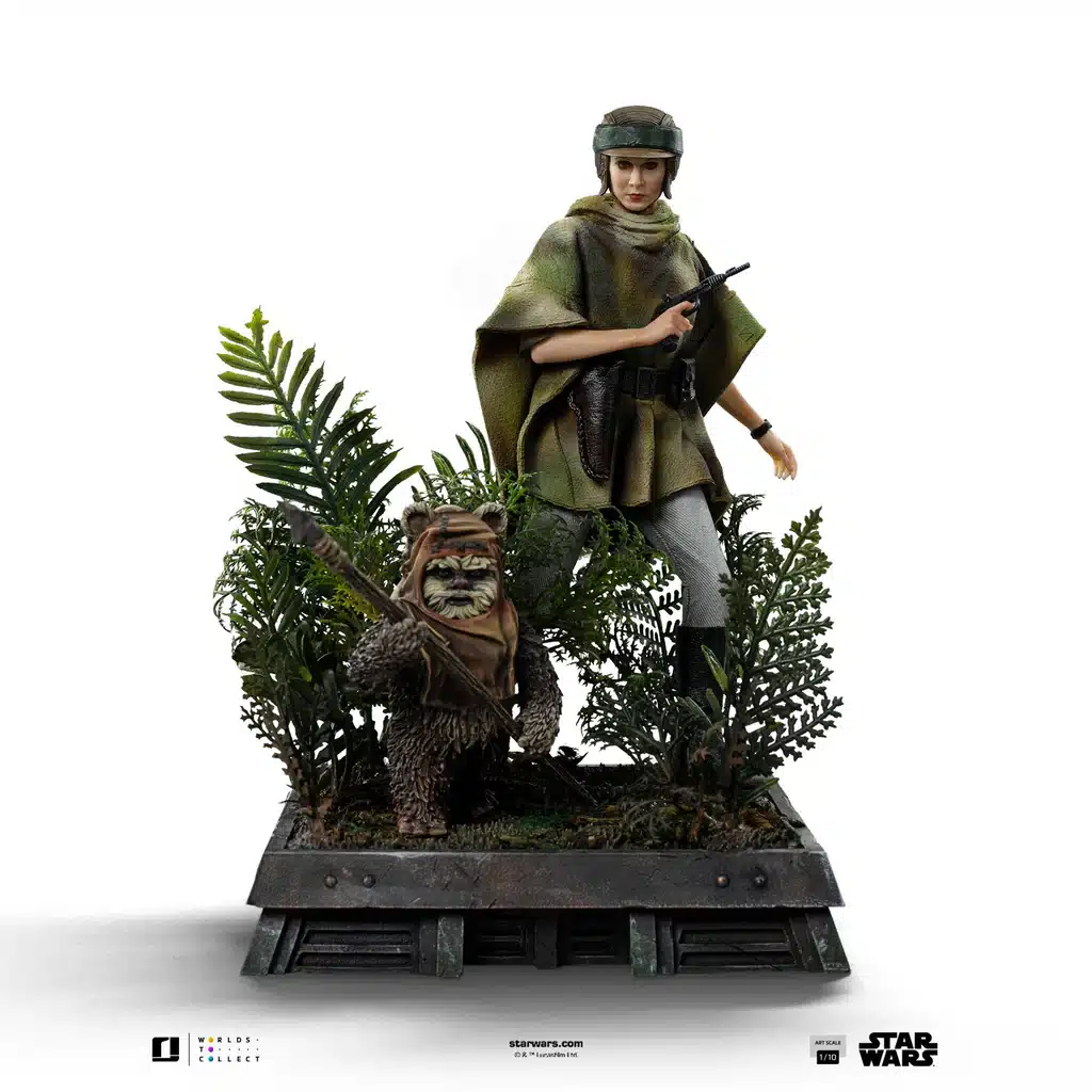 Princess Leia and Wicket - Art Scale 1/10
