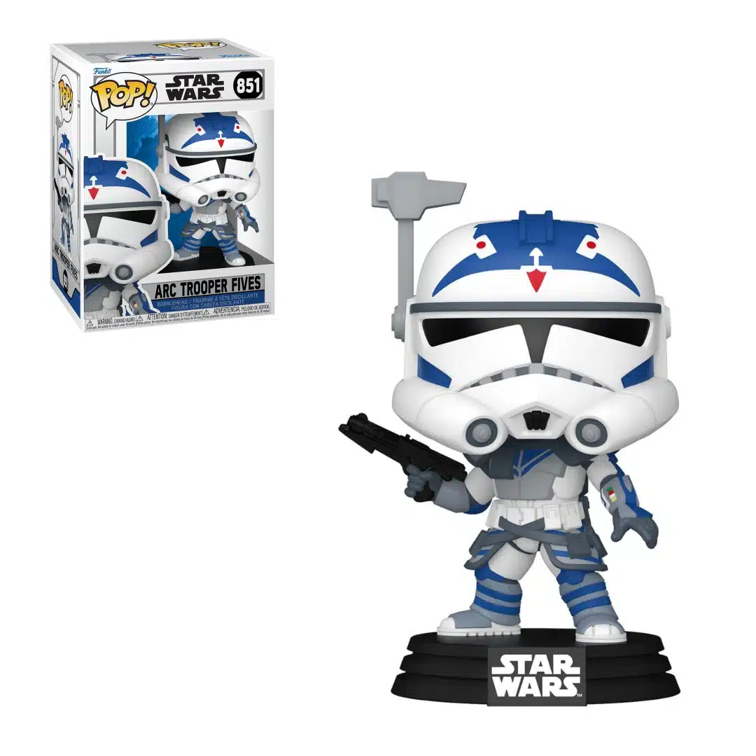 Star Wars POP! ARC Trooper Fives & FREE Protector Case (851)