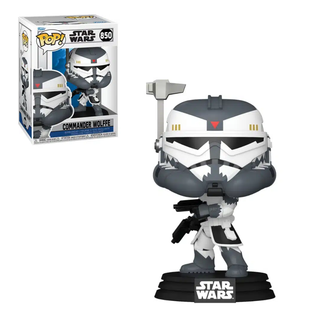 Star Wars POP! Commander Wolffe & FREE Protector Case (850)