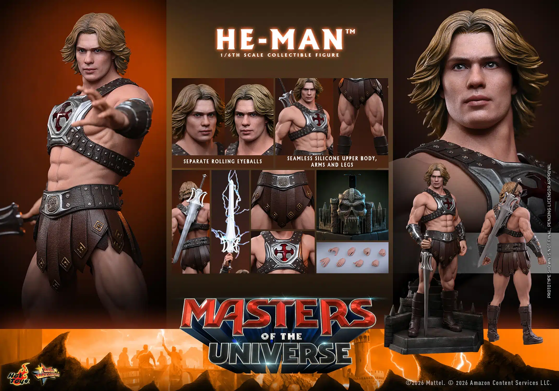Hot Toys 1/6th - Masters of the Universe - He-Man - Image 16
