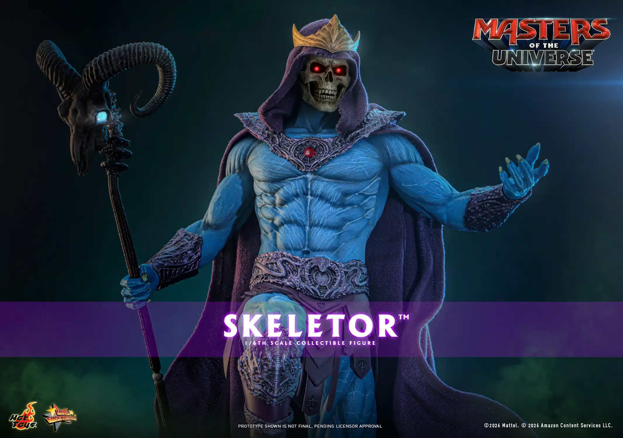 Hot Toys 1/6th - Masters of the Universe - Skeletor - Image 3