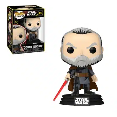 Star Wars POP! Retro Count Dooku & FREE Protector Case (833)