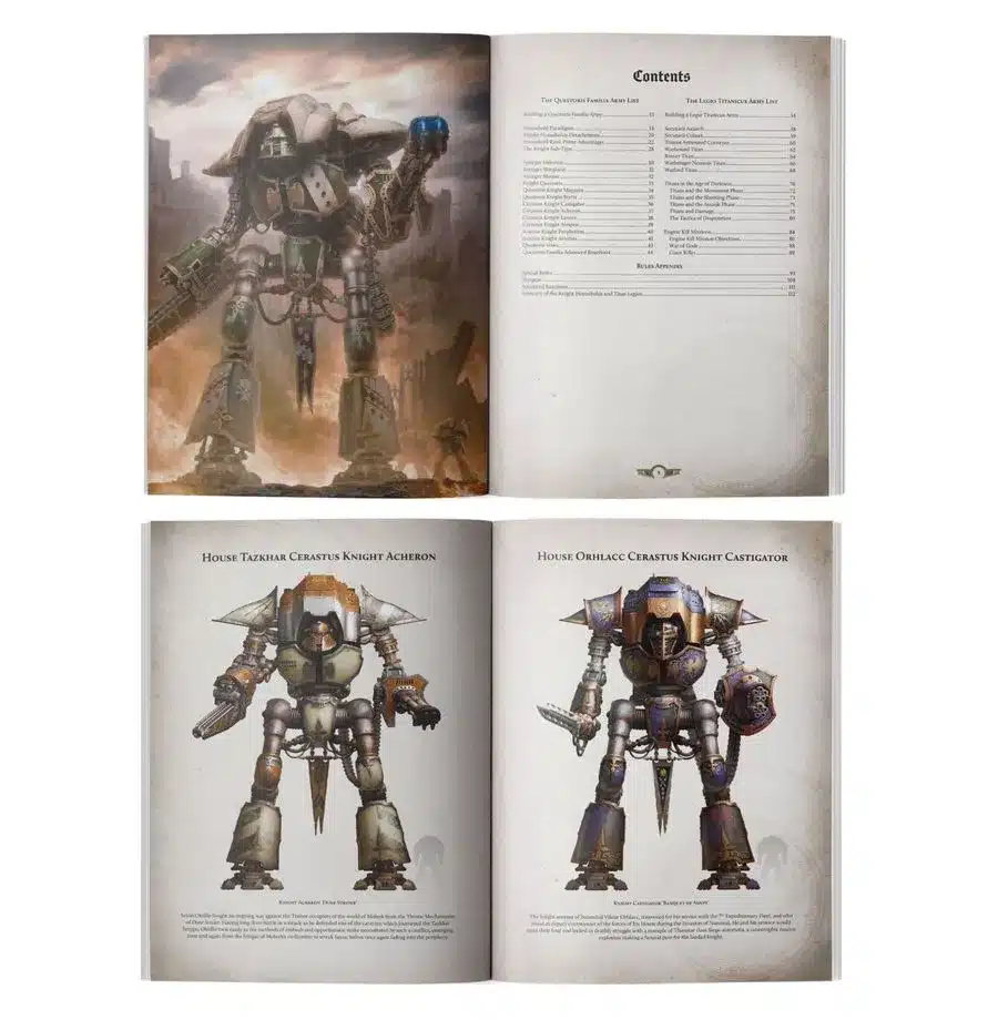 Horus Heresy - Liber Questoris: Knights and Titans Army Book - Image 2