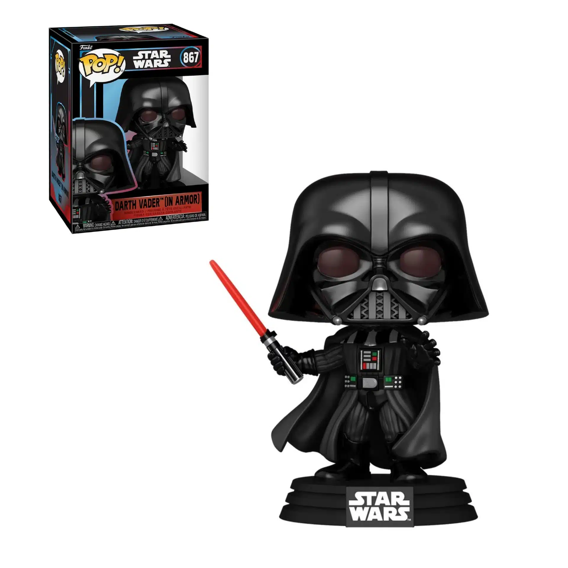 Star Wars POP! Darth Vader (In Armour) & FREE Protector Case (867)