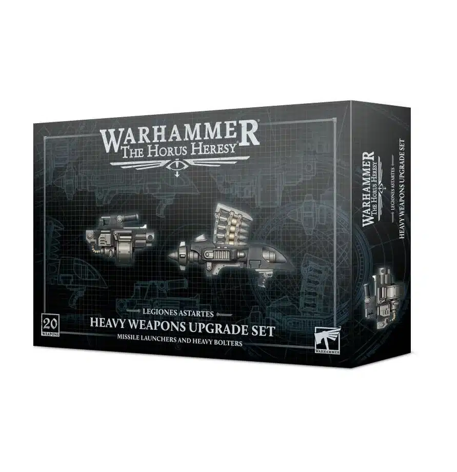 Warhammer Horus Heresy : Heavy Weapons Upgrade Set – Missile Launchers and Heavy Bolters